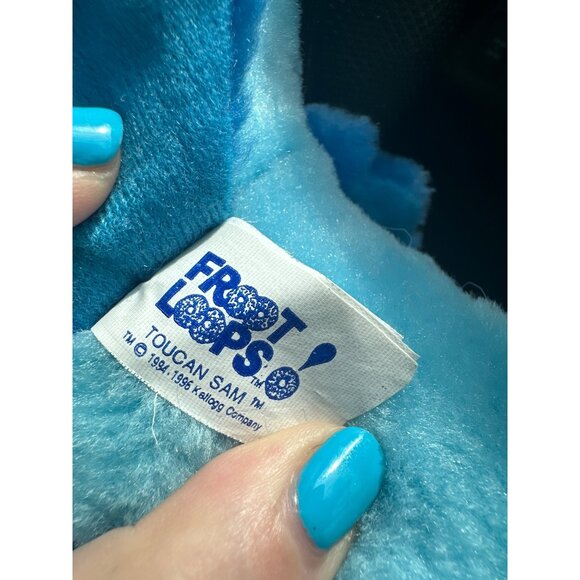 Vintage Kellogg's Toucan Sam Plush Toy - Froot Loops 1984 - Retro Cereal Mascot - Picture 4 of 6